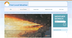 Desktop Screenshot of findlocalweather.com